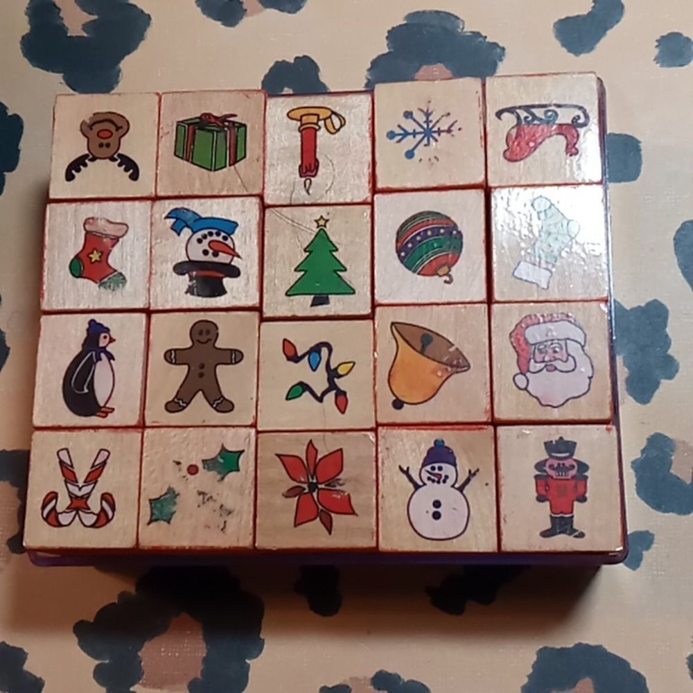 🎄 christmas stamp set